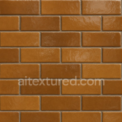 seamless Glazed Bricks Glossy Finish texture 1024x1024 free download PBR