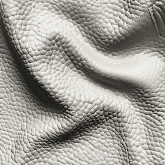 White Pebbled Leather PBR Texture with Natural Grain and Wrinkles Leather texture preview