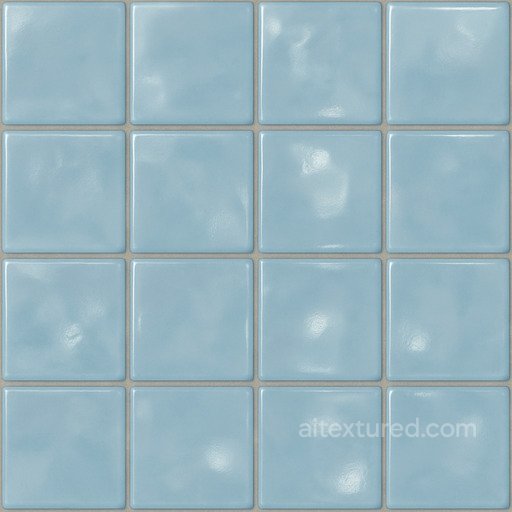 Shiny Ceramic Tiles Seamless Texture seamless Flooring PBR texture