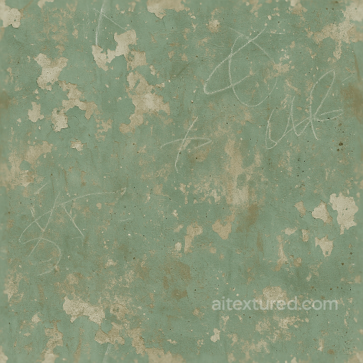 Paint Fade And Color Bleeding With Paint Brush Strokes And Paint Chips seamless Decals PBR texture