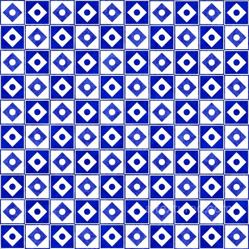 Tile - Blue and White Porcelain Texture | Free PBR texture preview