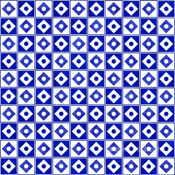 Blue and White Porcelain Texture | Free PBR Tile texture preview
