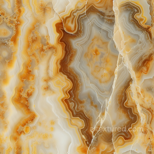 Honey Onyx Marble PBR Texture with Organic Vein Patterns seamless Marble PBR texture