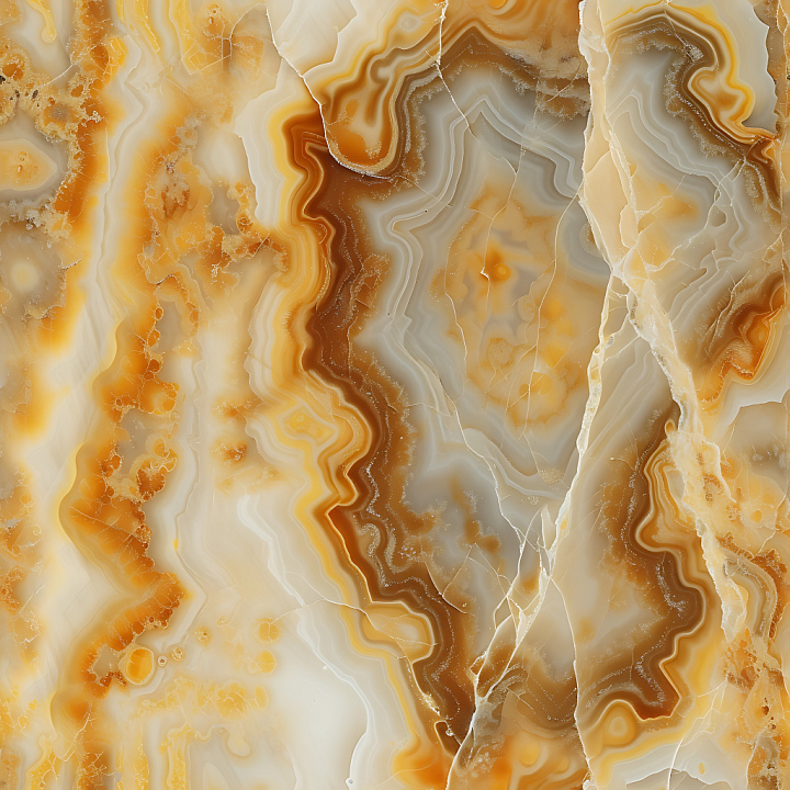 Honey Onyx Marble with Organic Vein Patterns seamless PBR texture preview