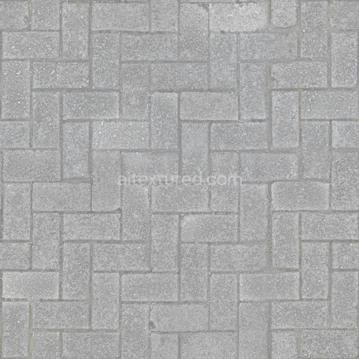 Paving Stone Seamless Texture Tileable Pbr Rough Hard Gray Urban