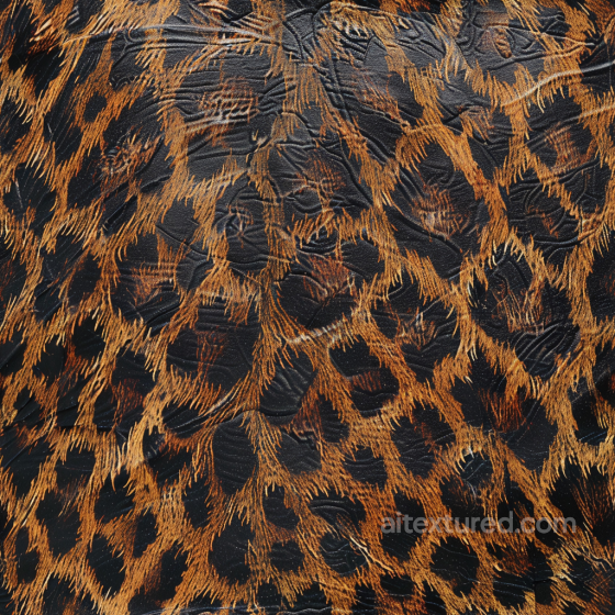 patterned glossy black and brown leather PBR texture with fine wrinkled surface Leather texture preview