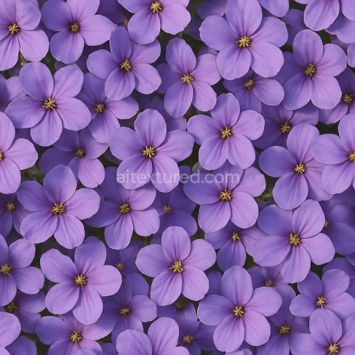 Preview — Seamless 3d texture pbr 8k violet cluster flower garden flower petals closeup photorealistic