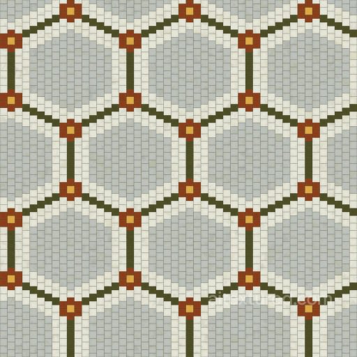 Vintage Tile Texture with Hexagonal Pattern for Restaurants | Free PBR seamless Tile PBR texture