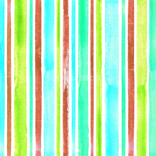 Seamless 3D PBR Texture with Vibrant Watercolor Stripes Pattern