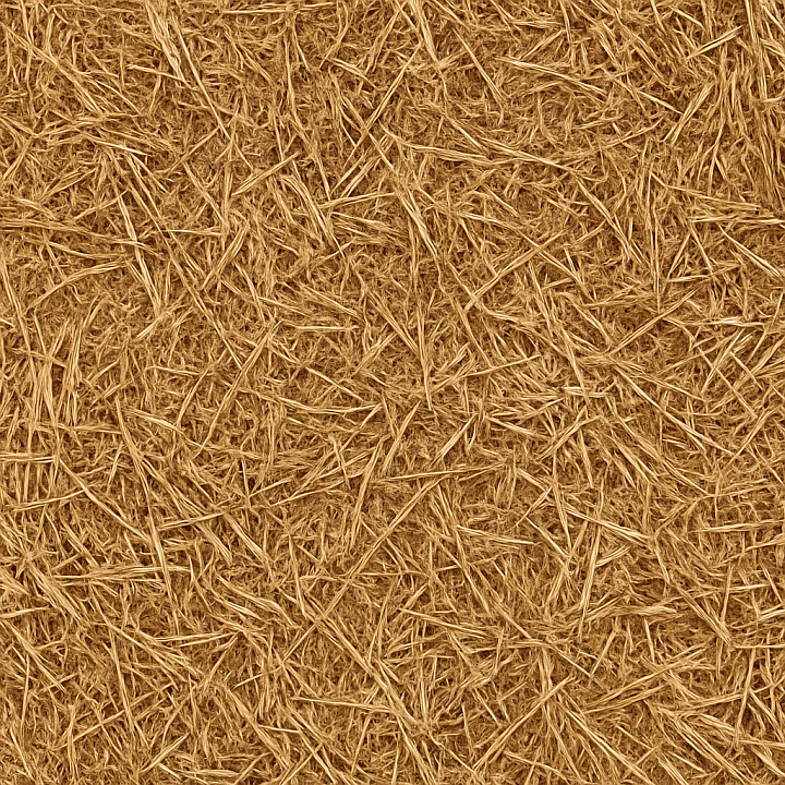 Dry Straw Bale seamless PBR texture preview