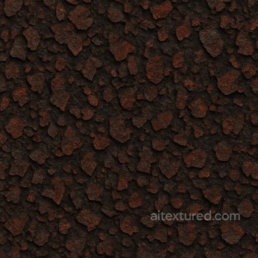 Dark Rust Flakes Seamless Texture seamless Rust PBR texture