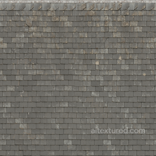 Slates Even Tiles seamless Roofing PBR texture
