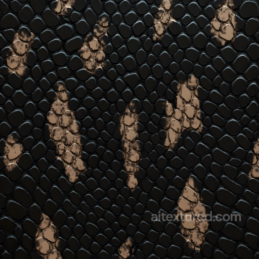 Reptilian Skin PBR Texture with Smooth Scaled Surface and Brown Patch Variations seamless Skin PBR texture