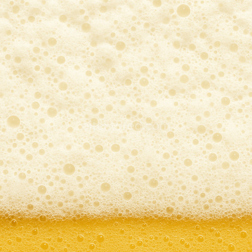 Fluffy Beer Foam Seamless Texture