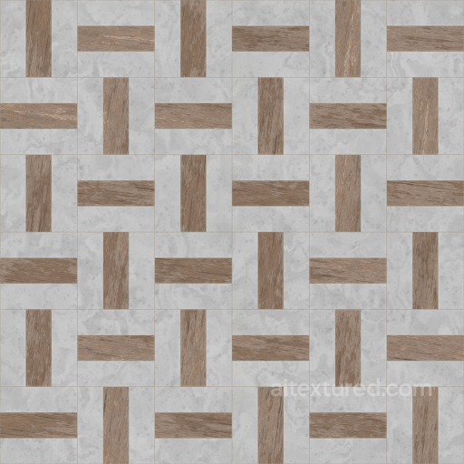 Fluted Geometric Floor Texture seamless Ceramic-tile PBR texture