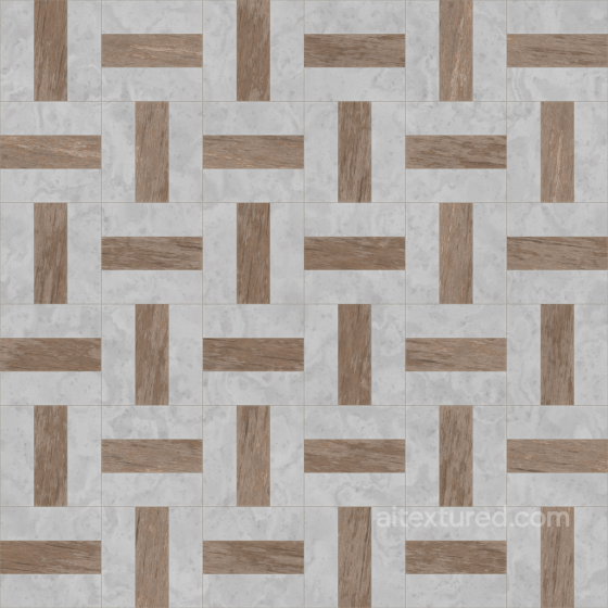 Fluted Geometric Floor Texture Ceramic-tile texture preview