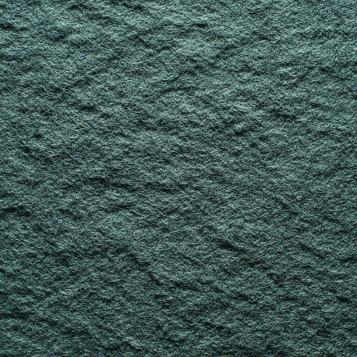 Felt with Dense Teal Wool Fibers and Soft Matted Surface seamless PBR texture preview