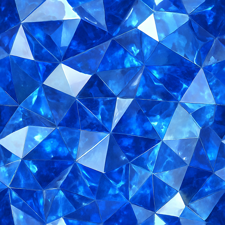 Sapphire Gemstone Cut Facet Edges Sparkling Natural Crystal seamless PBR texture preview