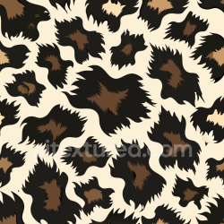 seamless Seamless 3D PBR Leopard Print Texture with Stylized Jagged Spots texture 8k free download PBR