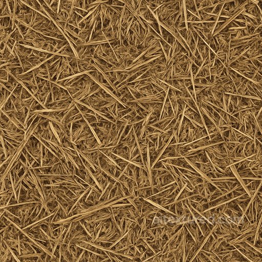 Rough Barn Straw Seamless Texture seamless Hay-straw PBR texture