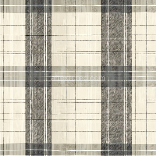 Seamless 3D PBR Texture of Brushed Metal Plaid Steel Panels with Linear Pattern