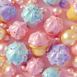 seamless Seamless 3D Inflated PBR Texture Featuring Glossy Pastel Vinyl Panels with Rounded Gems texture 8k free download PBR