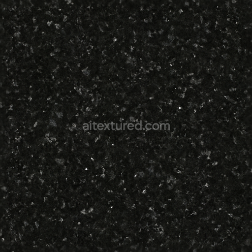 Preview — Seamless 8K black granite 3d texture pbr with granite sparkle and granite polish for refined granite countertop appearance