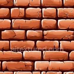 seamless Seamless 3D Cracked Red Brick Wall PBR Texture with Jagged Fractures texture 8k free download PBR