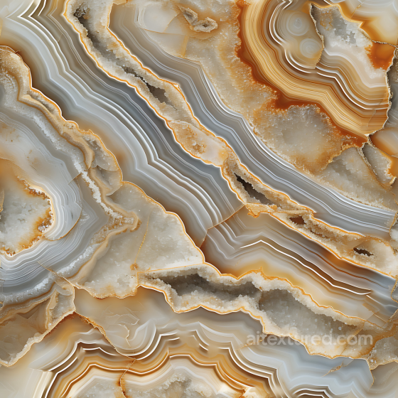 Agate Stone PBR Texture with Layered Crystal Bands and Earthy Tones Stone texture preview