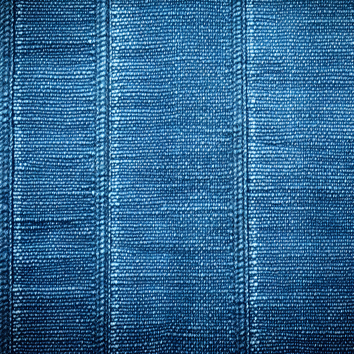 Cracked Denim Fabric with Detailed Stitching seamless PBR texture preview
