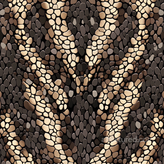 Reptilian Skin PBR Texture Featuring Organic Scale Patterns and Realistic Depth Skin texture preview