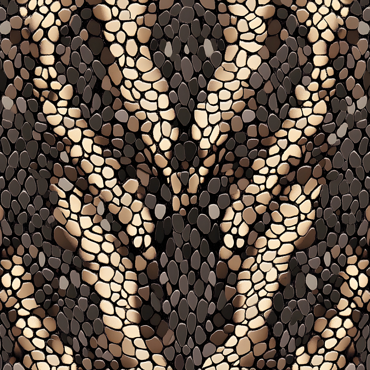 Reptilian Skin Featuring Organic Scale Patterns and Realistic Depth seamless PBR texture preview