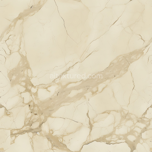 Seamless 3D PBR Beige Crema Marfil Marble Texture with Classic Natural Veins