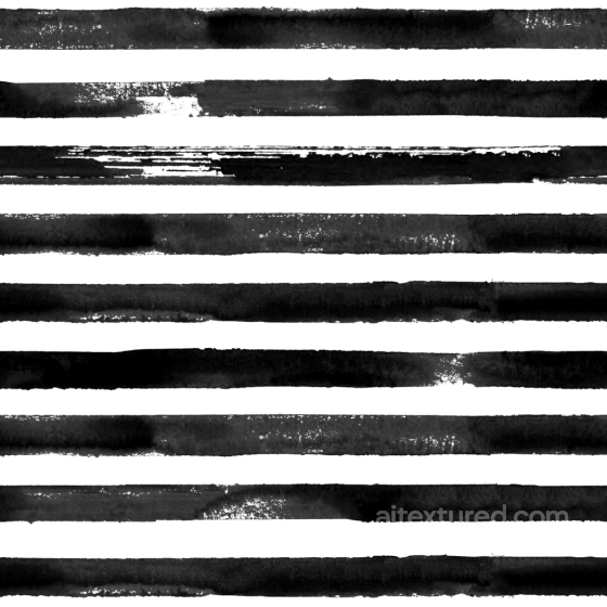 Watercolor Stripes Texture of Black Watercolor Horizontal Stripes on White Watercolor Stripes texture preview