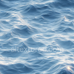 seamless Seamless 3D PBR Texture of Realistic Ocean Surface with Gentle Waves and Reflective Highlights texture 8k free download PBR