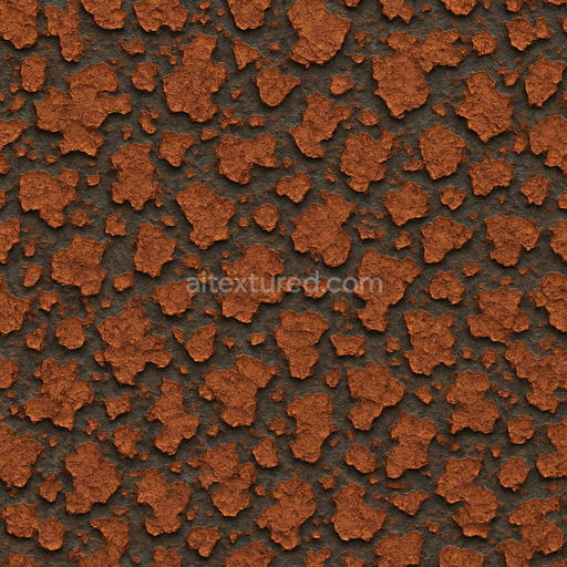 Patterned Rust Flakes Seamless Texture