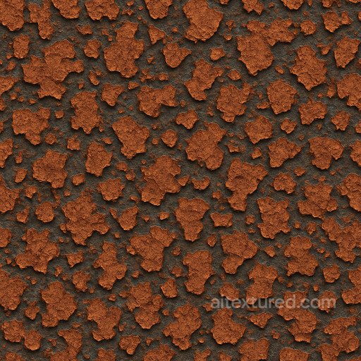 Patterned Rust Flakes Seamless Texture seamless Rust PBR texture