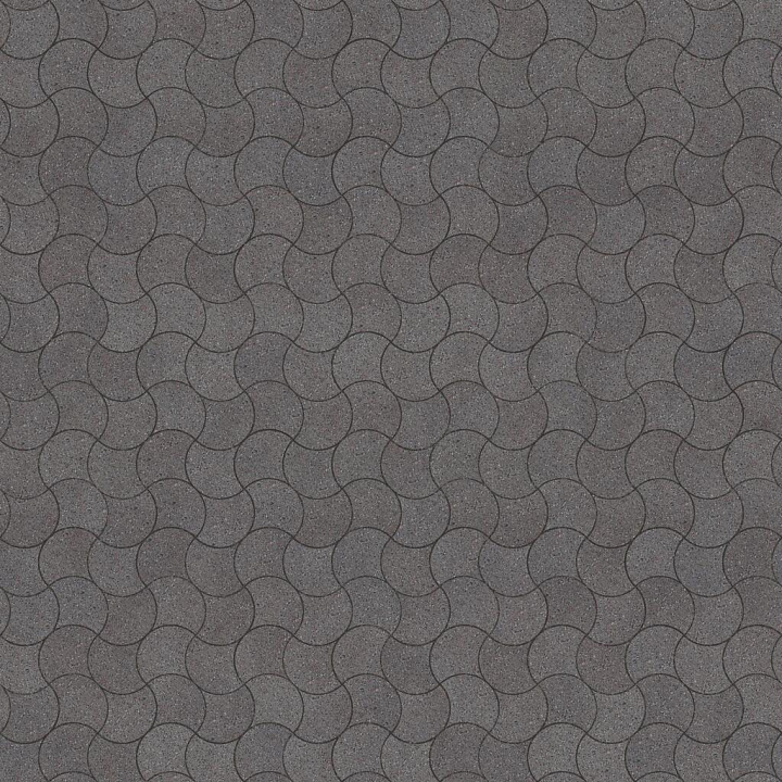 Fan-Shaped gray Pavement Tiles with Marble Chips Asphalt seamless PBR texture preview