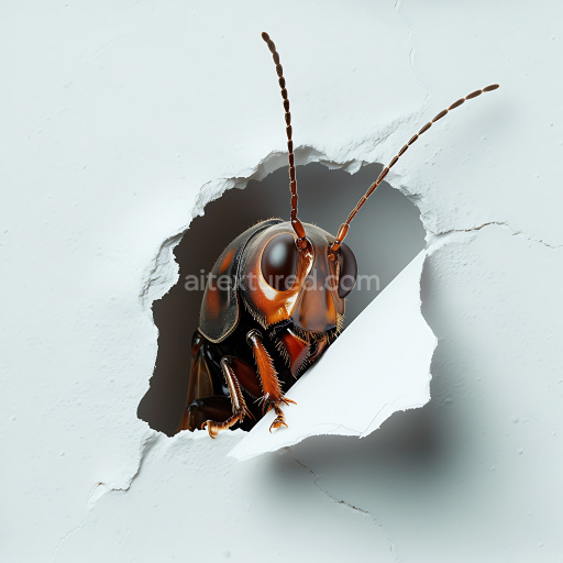 Seamless 3D Cracked Plaster & Hole PBR Texture in Soft White