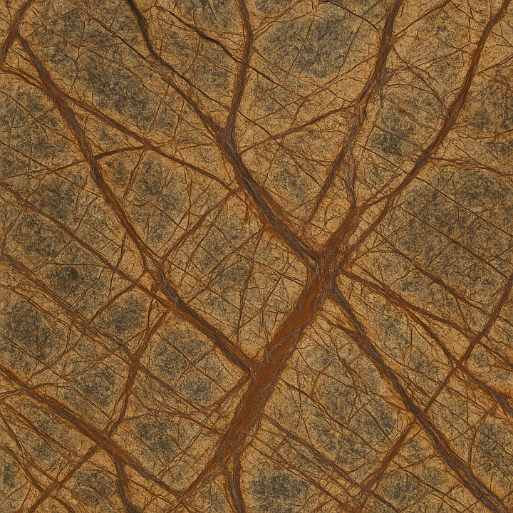Rainforest Brown Marble Veiny seamless PBR texture preview