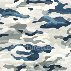 seamless Seamless 3D Arctic Camouflage PBR Texture with Soft Organic Shapes and Cool Blue Tones texture 8k free download PBR