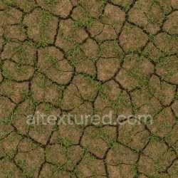 seamless Cracked Turf Texture texture 8k free download PBR