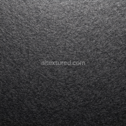 Seamless 3D Felt PBR Texture Featuring Dense Black Wool Fibers with Fine Fuzzy Surface