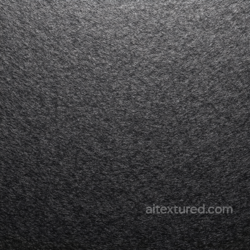 Felt PBR Texture Featuring Dense Black Wool Fibers with Fine Fuzzy Surface seamless Felt PBR texture
