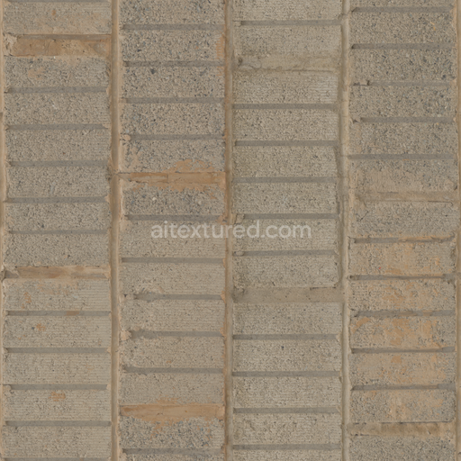 Wall Concrete — Concrete Wall Concrete Rough Bricks — PBR seamless 3D texture
