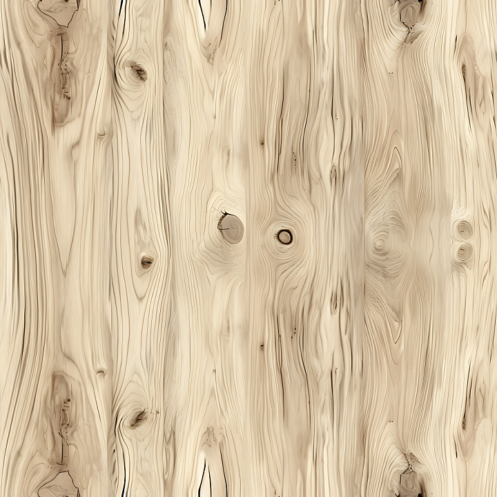 Light Pine Wood Planks with Natural Knots and Grain seamless PBR texture preview