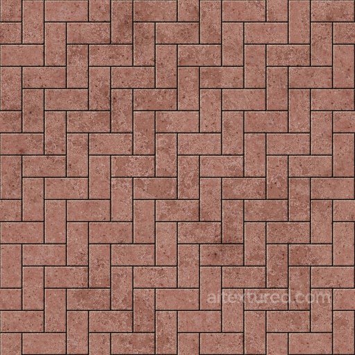Red Brick Texture in Herringbone Pattern | Free PBR seamless Brick PBR texture