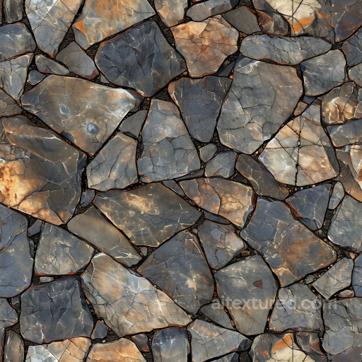 Weathered Stone Wall PBR Texture with Rust and Cracks seamless Stone PBR texture