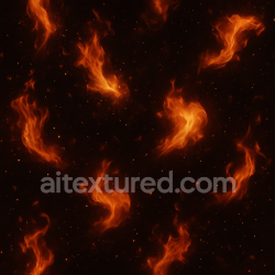 seamless Seamless 3D texture of fire sparks and fire burst PBR 8K surface texture 8k free download PBR