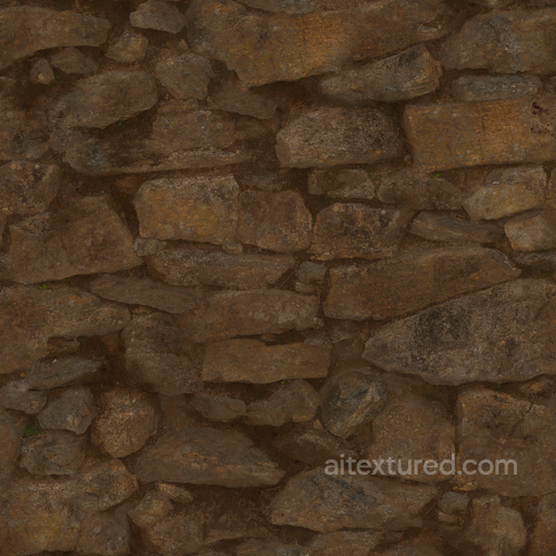 Earthy Stone Wall - Rock Rocks Wall Wall Rocky Cracks seamless Rock PBR texture